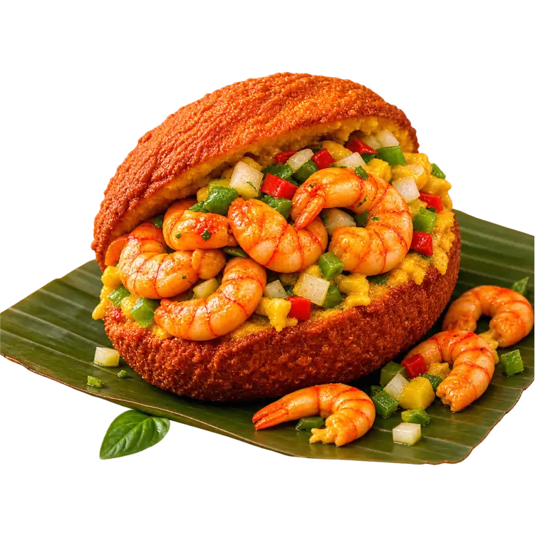 Acarajé com Camarão Fresco