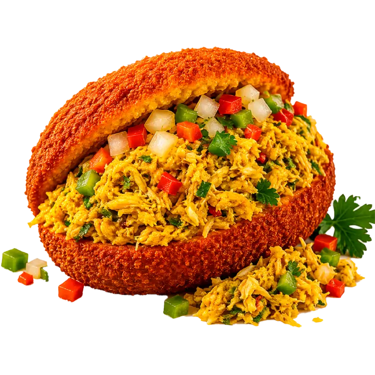 Acarajé com Siri Catado